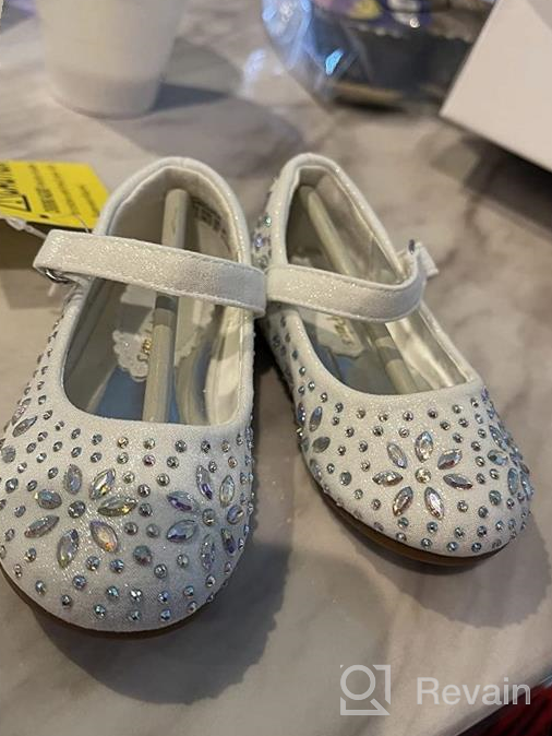 img 1 attached to DREAM PAIRS Rhinestone Embelishment Throughout Girls' Shoes for Flats review by Joni Juenke