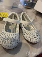 img 1 attached to DREAM PAIRS Rhinestone Embelishment Throughout Girls' Shoes for Flats review by Joni Juenke