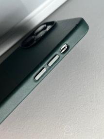 img 8 attached to 📱 Улучшите свой iPhone 13 Pro Max с кожаным чехлом Apple с технологией MagSafe в оттенке Полуночи!