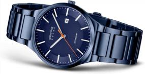 img 2 attached to BERING Mens Analogue Quartz Collection Watch With Titanium Strap And Sapphire Crystal