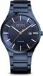 bering mens analogue quartz collection watch with titanium strap and sapphire crystal logo