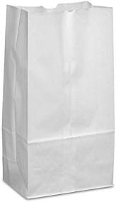 img 2 attached to 🛍️ Durable Kraft Paper Bags Pack of 500 (White, Size 5) – Ideal for Lunch & Grocery Needs