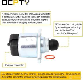 img 2 attached to 🔧 OCPTY 2H1067 Idle Air Control Valve for 5.3L Chevrolet Silverado 1500 (1999-2007), 4.3L Chevrolet C1500 (1996-1998), GMC C2500 (1996-2000), Yukon (1996-2000)