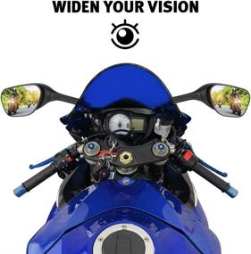 img 2 attached to 🔁 Integrated Turn Signal Mirrors for GSXR 600 750 (2006-2015) and GSXR1000 K5 K6 K7 K8 K9 (2005-2008), sv650 sv650s (2003-2008), sv1000s sv1000 (2003-2007)