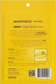 img 2 attached to Smartmed Smart Cold Sore Patch Honey - 30Ct 12Mm | Conceals, Protects & Soothes Fever Blisters | Invisible Bandages For Itching & Burning Relief
