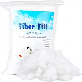 img 4 attached to High Resilience Premium Polyester Fiberfill For Home Decor Projects And Christmas Dolls DIY - 150G Polyester Fill