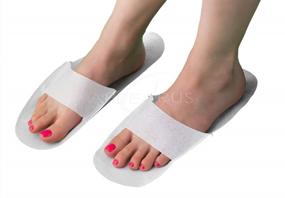 img 3 attached to Protect Your Feet During Pedicures With Appearus Disposable Treatment Guard Slippers - 1000 Pairs Available