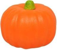 🎃 budget-friendly carvable foam pumpkin - dollar daze, 5.75.in x 4.5.in логотип