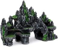 enhance your aquarium with our rcsxedx extra large mountain view decorations & ornaments for large fish tanks logo