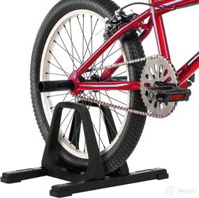 img 4 attached to RAD Cycle Lightweight Portable Floor Bike Stand Rack – Ideal for Smaller Bikes, Sturdy & Ready for BMX Racing Track