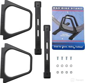 img 1 attached to RAD Cycle Lightweight Portable Floor Bike Stand Rack – Ideal for Smaller Bikes, Sturdy & Ready for BMX Racing Track