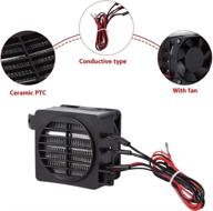 🔥 compact 100w 12v car air heater for constant temperature heating in office, dorm room, car, and rv logo