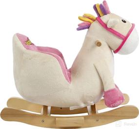 img 3 attached to 🎀 ROCKIN' RIDER Giggles Baby Rocker Ride-On Toy, in Pink