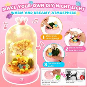 img 1 attached to Music Box LED Novelty Toys Christmas Gifts Arts And Crafts For Girls Ages 4-8 8-12 Satkago.