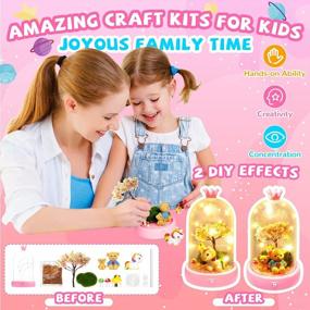 img 3 attached to Music Box LED Novelty Toys Christmas Gifts Arts And Crafts For Girls Ages 4-8 8-12 Satkago.