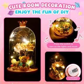 img 2 attached to Music Box LED Novelty Toys Christmas Gifts Arts And Crafts For Girls Ages 4-8 8-12 Satkago.