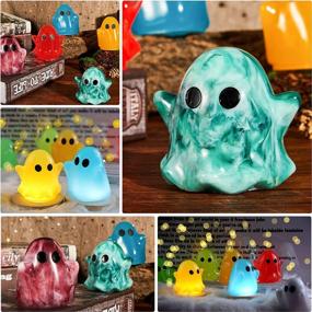 img 1 attached to 2Pcs Halloween Ghost Resin Molds - ISSEVE Silicone For DIY Epoxy Casting Home Decoration
