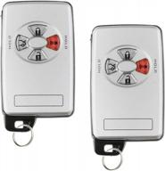 upgrade your toyota with 2 smart key remotes - hyq14aaf compatible logo