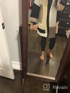 img 1 attached to Loose Knit Color Block Cardigan For Women: Open Front Sweater Coat By EXLURA - Perfect For Casual Wear review by James Thakur