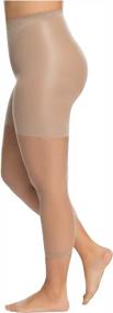 img 2 attached to Original Footless SPANX Shapewear Pantyhose For Women: Sculpt And Shape Your Figure