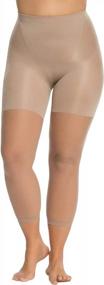 img 4 attached to Original Footless SPANX Shapewear Pantyhose For Women: Sculpt And Shape Your Figure