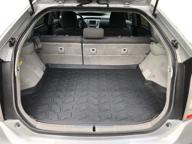 🚗 optimal protection premium cargo liner for toyota prius 2010-2015 - custom fit trunk mat - easy-to-clean & all-season black cargo mat - laser measured 3d shaped trunk liners for toyota prius. logo