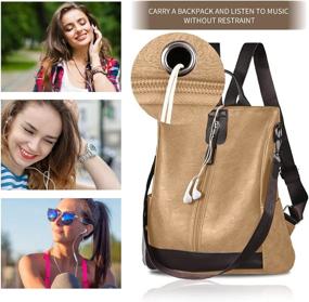 img 2 attached to Backpack Waterproof Anti Theft Lightweight Shoulder Women's Handbags & Wallets - Fashion Backpacks