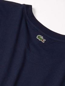 img 2 attached to 👕 Lacoste Flocked Graphic T-Shirt: Stylish & Comfortable with Sleeve Design