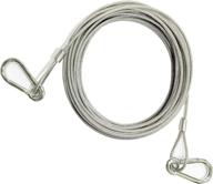 befx heavy duty dog tie-out leash cable for large dogs up 🐶 to 100 lbs, pvc coated steel wire dog line for yard, outdoor, camping, 30ft logo