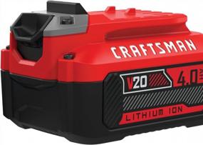 img 2 attached to CRAFTSMAN V20 4.0Ah Lithium Ion Battery 2 Pack CMCB204-2