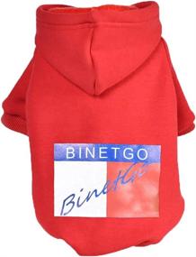 img 4 attached to Stylish and Cozy BinetGo Dog Hoodies: Top-quality Pet Clothes for Pet Comfort and Warmth!