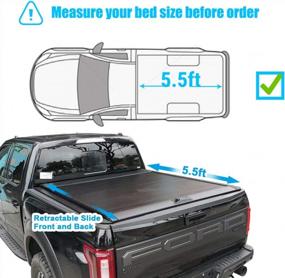 img 3 attached to Secure Your Truck With ISTUNT'S 5.5' F-150 Retractable Tonneau Cover