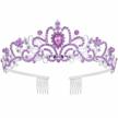 purple tiara & crowns for women: birthday, princess, queen styles! logo