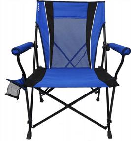 img 3 attached to Experience Ultimate Comfort Outdoors With Kijaro Dual Lock Portable Camping Chairs - Versatile Folding Sports Chair With Dual Lock Feature