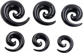 img 1 attached to Stretch Your Style With Oyaface'S Acrylic Big Gauges Set: Tapers, Plugs & Piercings From 00G-20MM