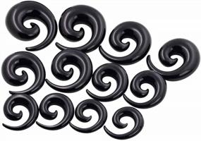img 3 attached to Stretch Your Style With Oyaface'S Acrylic Big Gauges Set: Tapers, Plugs & Piercings From 00G-20MM
