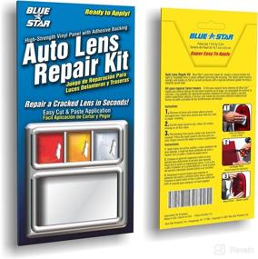 img 1 attached to ⭐ Clear Blue Star Non-Grid Pattern Auto Lens Repair Kit