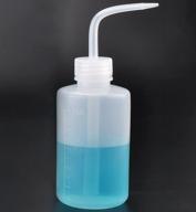 plastic squeeze bottle, 250ml 8oz wash bottle chemical, ldpe, safety, medical (1 pack) by valchoose logo