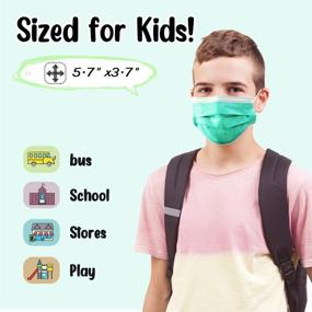 img 1 attached to Colorful HIWUP Disposable Children's Colored - Vibrant and Convenient!
