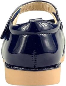 img 2 attached to 👠 Flats: Doll Maker Girls' Mary Jane Shoes