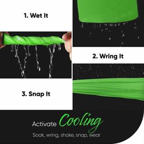 img 2 attached to 12-в-1 Millenti Cooling Neck Gaiter: защита от солнца, компрессионный головной убор, охлаждающий во влажном состоянии!