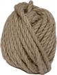 furhaven jute twine rope replacement roll for cat scratchers - natural, 33-feet logo