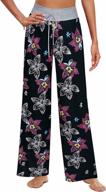 women's floral print pajama pants - comfy, stretchy & wide leg lounge wear by aifer логотип