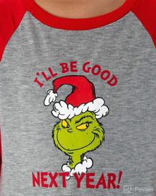 img 2 attached to 🎅 Christmas Matching Family Pajama Sets: Dr. Seuss The Grinch Who Stole Christmas Edition - Men, Women, Kids, Toddlers