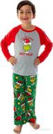 🎅 christmas matching family pajama sets: dr. seuss the grinch who stole christmas edition - men, women, kids, toddlers logo