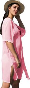 img 3 attached to Carrie Chiffon Cardigan Beachwear Swimsuit Women's Clothing : Swimsuits & Cover Ups