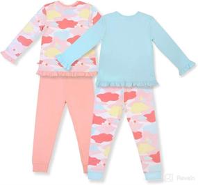 img 3 attached to 👕 OETEO 4-Piece Toddler Jammies Set - 100% Oeko-Tex Certified Cotton