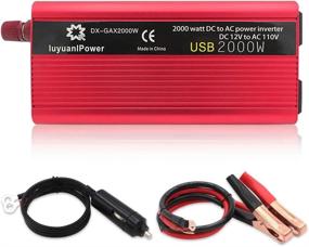 img 4 attached to IpowerBingo Car Vehicle Power Inverter 800W/2000W(Peak) DC-AC 12V-110V Converter Power Supply: The Ultimate Car Charging Solution