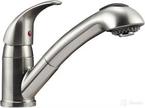 img 4 attached to 🚰 Dura Faucet DF-NMK852-SN RV Brushed Satin Nickel Kitchen Sink Faucet - Swivel Pull-Out Single Handle, One-Hole Design