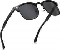 sungait polarized half frame retro sunglasses - classic style for optimal sun protection логотип